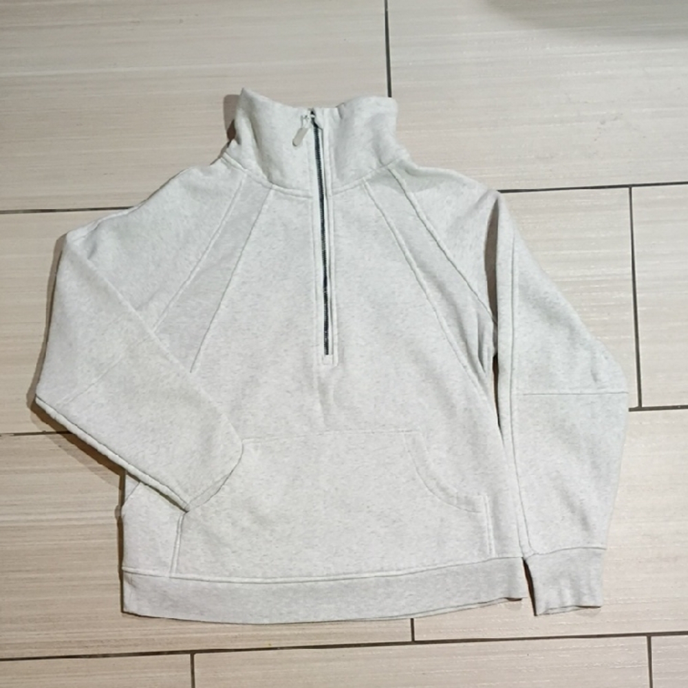 Danskin Women's Heather Gray Zip-Up Sweater
